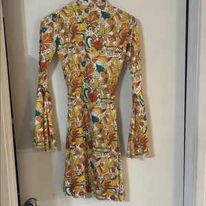 Standard Issue Retro Floral Long Sleeve Dress